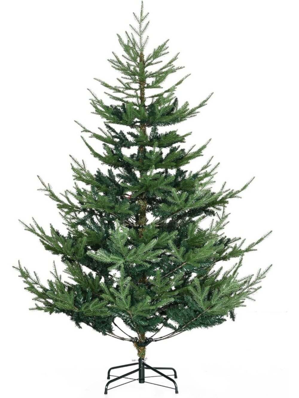 HOMCOM 6 Foot Artificial Christmas Tree, Nordic Pine, Green